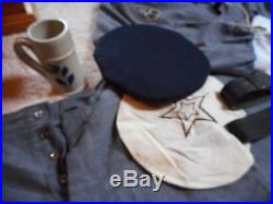 Civil war confederate naval uniform and extras