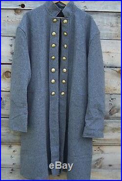 Civil war confederate reenactor frock coat 46