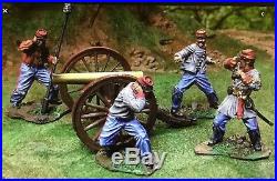 Collectors Showcase CS00247 Civil War Confederate Artillery Gun Cannon & 4 Crew