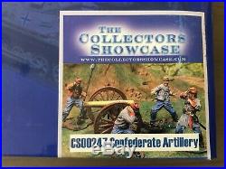 Collectors Showcase CS00247 Civil War Confederate Artillery Gun Cannon & 4 Crew