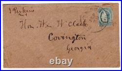 Columbus MS Confederate Civil War Perkins CSA Congress to W. W. Clark