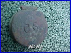 Confederate American Civil War CS Cannon Vent Cap Picketts Mill Battlefield GA