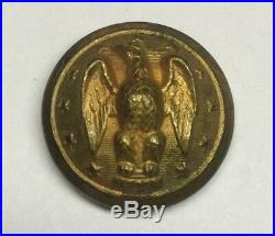 Confederate Army Officer Civil War Coat Button