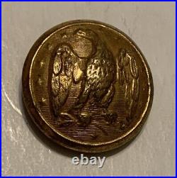 Confederate Army Officers Civil War Coat Button