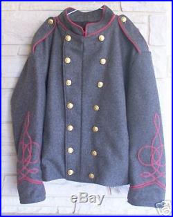Confederate Artillery Lt Shell Jacket, Civil War, New