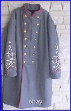 Confederate Artillery Officer Frock Coat, Civil War, New