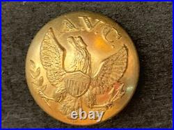Confederate Avc Coat Button Albert-ab2a Tice-ab210a2 D Evans- Nice