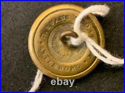 Confederate Avc Coat Button Albert-ab2a Tice-ab210a2 D Evans- Nice