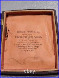 Confederate CIVIL War Soldier Tintype Armed With Rifle