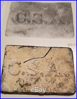 Confederate CSA Pewter Buckle Civil War Keim Figure 122 from East Tenn
