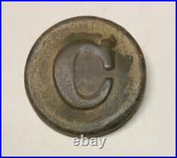 Confederate Cavalry Coat Button