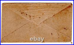 Confederate Civil War Ashville NC 1864 PAID 10 to Pierceville NC DPO