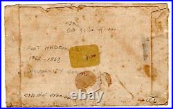 Confederate Civil War CSA4 CV$550 Port Hudson LA to MS on Lined Paper Adversity