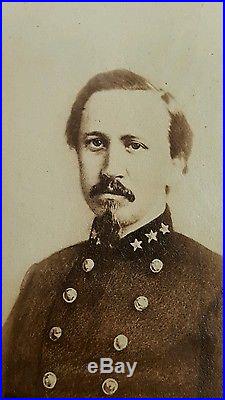 Confederate Civil War General Bradley T Johnson CDV Image