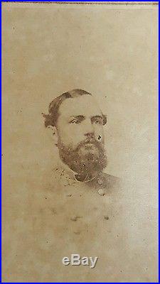 Confederate Civil War General William Henry Fitzhugh Lee CDV Image Lee's Son