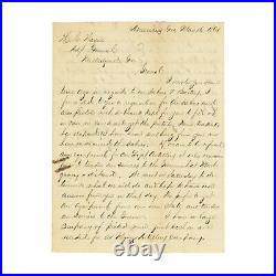 Confederate Civil War Letter by Capt. Allen S. Cutts of Sumter Georgia Artillery