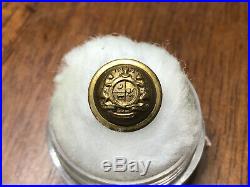 Confederate Civil War Missouri State Seal Staff Militia Cuff Button