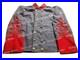 Confederate Civil War Shell Jacket Gray Wool Red Cuffs & Trim, Officer Rank
