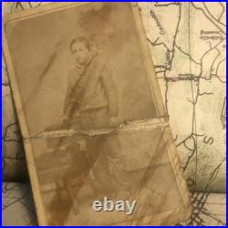 Confederate Civil War photograph West Virginia Drummer Boy CSA CDV Confederate Civil War photograph West Virginia Drummer Boy CSA CDV