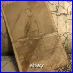 Confederate Civil War photograph West Virginia Drummer Boy CSA CDV Confederate Civil War photograph West Virginia Drummer Boy CSA CDV