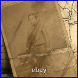 Confederate Civil War photograph West Virginia Drummer Boy CSA CDV Confederate Civil War photograph West Virginia Drummer Boy CSA CDV