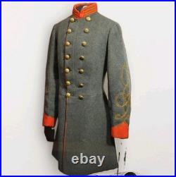 Confederate Coat Colonel's Frock Civil War premium quality coat Wool Officer