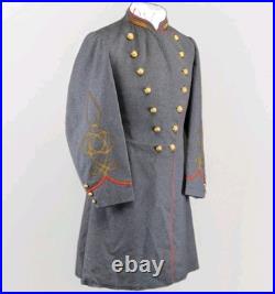 Confederate Coat Handmade Colonel's Frock Coat Civil War Wool Officer Uniform