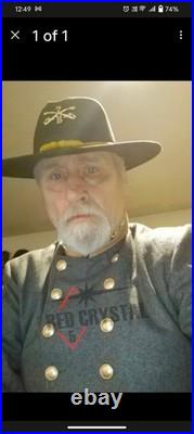 Confederate Coat Handmade Colonel's Frock Coat Civil War Wool Officer Uniform