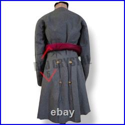 Confederate Coat Handmade Colonel's Frock Coat Civil War Wool Officer Uniform