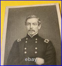 Confederate General Beauregard In Uniform CIVIL War Era CDV Photo Confederate General Beauregard In Uniform CIVIL War Era CDV Photo