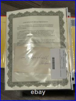 Confederate General Francis Marion Cockrell Autograph Civil War