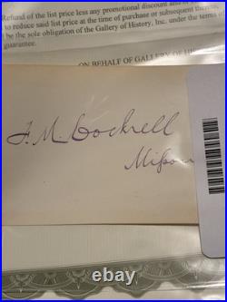 Confederate General Francis Marion Cockrell Autograph Civil War