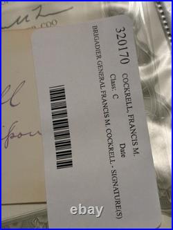 Confederate General Francis Marion Cockrell Autograph Civil War