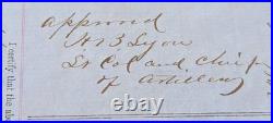Confederate General Hylan B. Lyon & Simon B. Buckner Civil War Date Signed