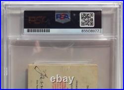 Confederate General James Longstreet Civil War Autograph PSA Authenticated