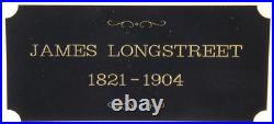 Confederate General James Longstreet Civil War Signed Autograph Check Display