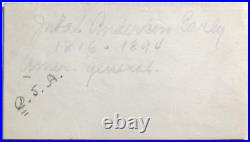 Confederate General Jubal A. Early Autograph Civil War Commander