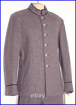 Confederate Gray Wool Uniform Basic Make Your Own 42 T 32 P Beautiful Heavy Wool