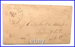 Confederate HIGH POINT NC Civil War EARNHART & ADDERTON Cover LEXINGTON NC