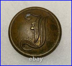 Confederate Infantry Coat Civil War Button