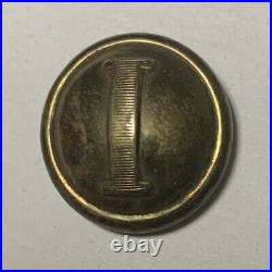 Confederate Infantry P Tait I Civil War Button