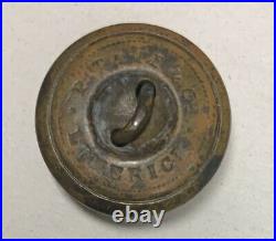 Confederate Infantry P Tait I Civil War Button