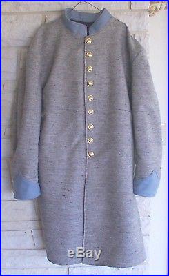 Confederate Jean Wool Frock Coat, Civil War, New