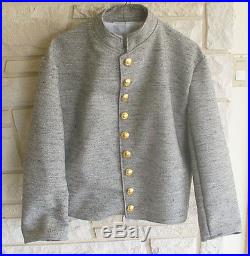 Confederate Jean Wool Shell Jacket, Civil War, New