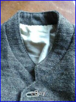 Confederate Jeancloth jacket handsewn buttonholes reenactment American civil war