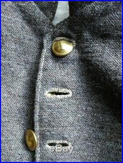 Confederate Jeancloth jacket handsewn buttonholes reenactment American civil war