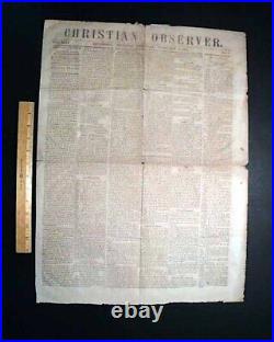Confederate Jefferson Davis Day of Thanksgiving Proclamation Civil War 1865 News