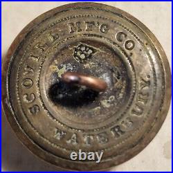 Confederate Kentucky CIVIL War Coat Button Scovill Mf'g Co Waterbury