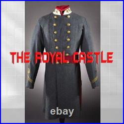 Confederate Lieutenant Colonel Of Staff Officer Regulation Gray Wool Frock Coat