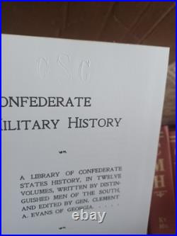 Confederate Military History, 16 Volumes complete, Civil War 1899 / 1994, Evans